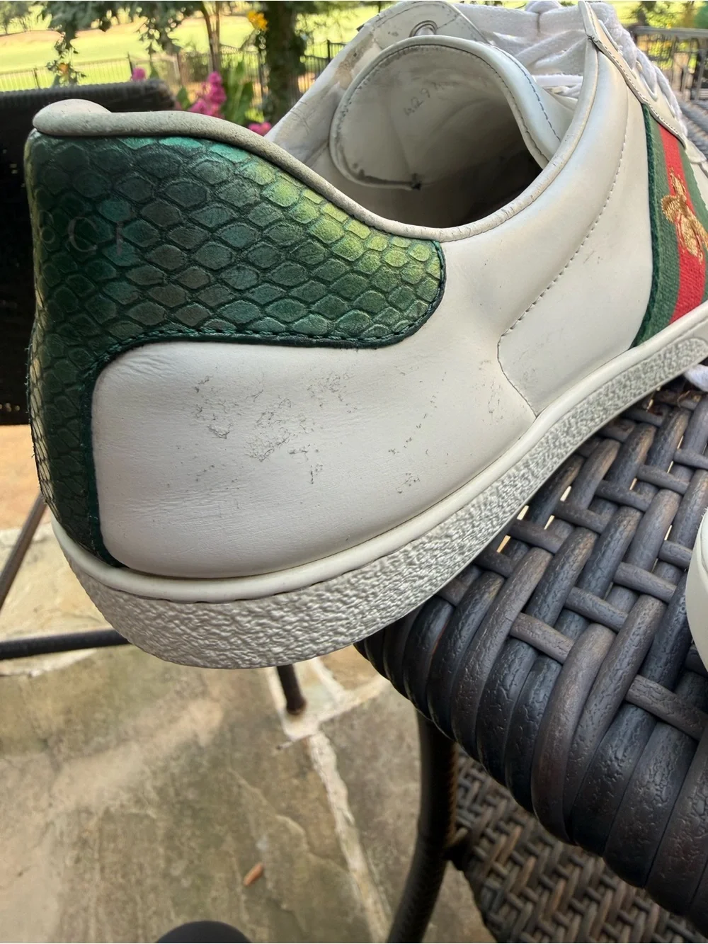 Authentic Gucci Ace/ Authentication Report Gucci Ace Bee Sneakers – US 13